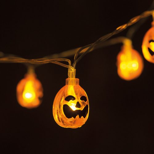 Halloween-i LED-es fényfüzér- tök