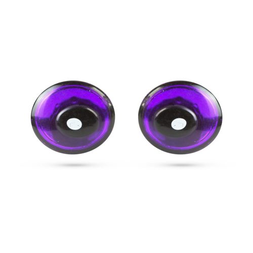 Halloween-i ijesztő szempár - zöld LED-es - elemes