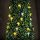 Szolár LED fényfüzér - gomba - 2,4 m - 25 LED - melegfehér