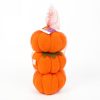Halloween-i tök dekoráció - 13 x 13 x 14 cm - 3 db / csomag