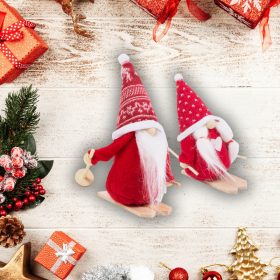Karácsonyi skandináv manó - 7 x 13 x 15 cm - 2 féle