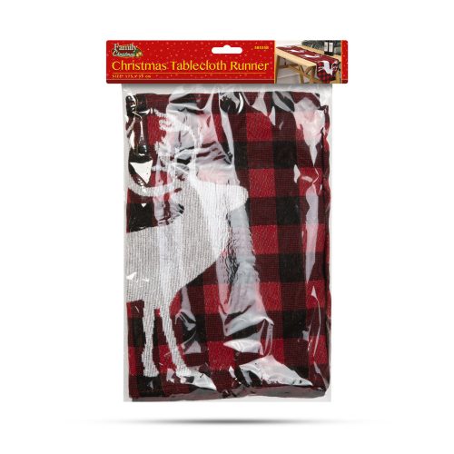 Karácsonyi asztalterítő futó rénszarvas - 175 x 35 cm