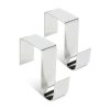 Kopogtató / Ajtódísz tartó - fém - 7 x 6,5 x 2 cm - 2 db / csomag