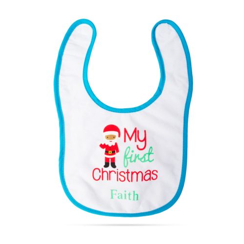 Karácsonyi baba előke - 38 x 27 cm - 4 féle