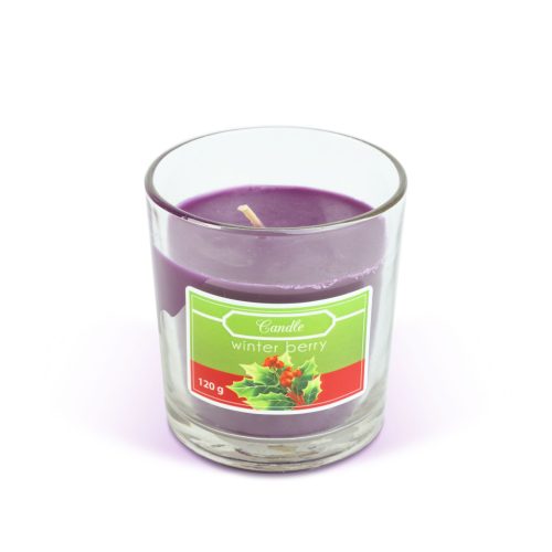 Illatgyertya - "téli bogyó" - 120 g