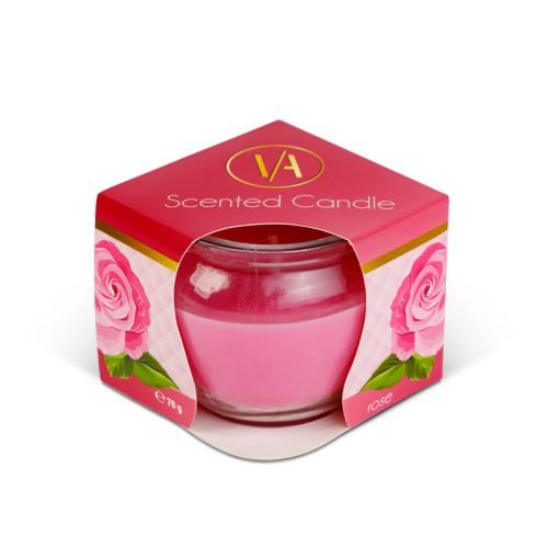 Illatgyertya - rózsa - 70 g