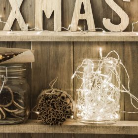   Fényfüzér - 50 db LED - melegfehér - hálózati - 5 m - 8 program