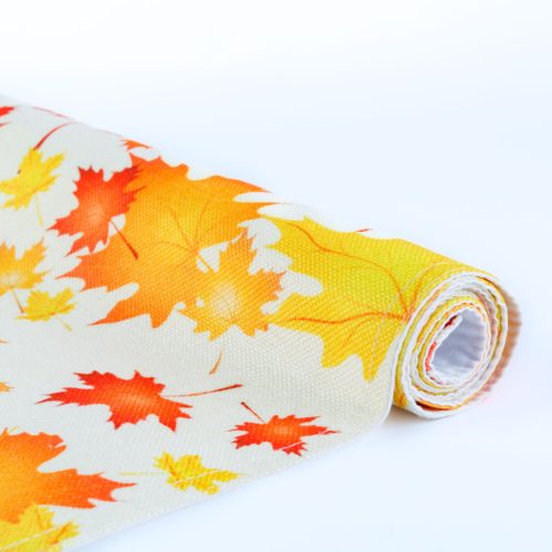 Őszi dekoráció - asztalterítő futó - 120 x 33 cm - poliészter