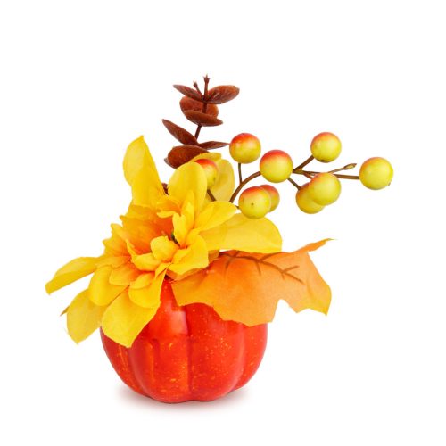 Őszi dekoráció - tök - 4 féle - 8 x 10 cm