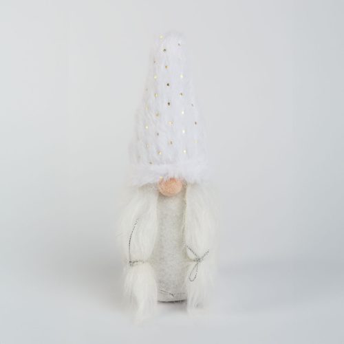 Textil dekoráció - manó - 22 x 8 x 8 cm