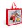 Karácsonyi ajándéktáska - piros - 45 x 44 x 19 cm