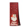 Karácsonyi dekoráció - asztalterítő futó - Mikulás - 183 x 33 cm