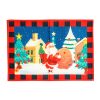 Karácsonyi tányéralátét - Mikulás - 46 x 32 cm