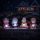 Szolár karácsonyi dekoráció - hidegfehér - 4 féle - 6 x 5 x 10 cm