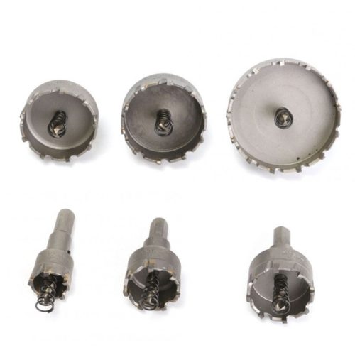 Körkivágó fémhez - 6 db-os készlet (22/30/35/45/50/65 mm)