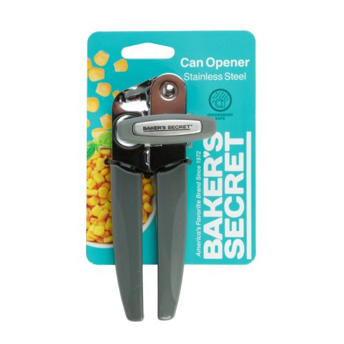 Baker's Secret konzervnyitó - rozsdamentes acél - 18,6 cm - szürke