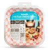 Air fryer sütőpapír - olaj nélküli sütőhöz - kockás, négyzet - 23 cm - 50 db / csomag