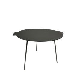   3 Lábú Öntöttvas Grilltárcsa / Sütőtárcsa – Ø 45 cm – Enyhén íves, kerek