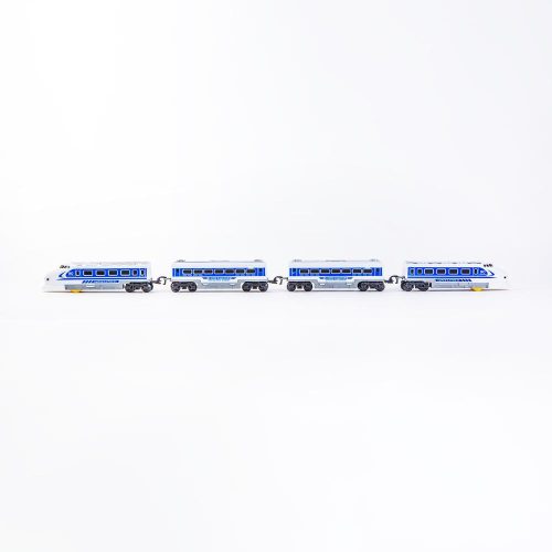 Express kisvasút - vasútállomással - elemes - 5 féle pálya