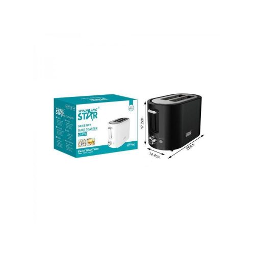WinningStar - Kenyérpirító - 650 - 750 W - fekete