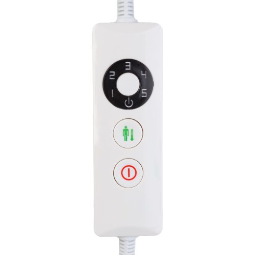 Elektromos lábmelegítő - 20 - 40 W - szürke - 40 - 65 °C