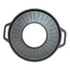 4 db-os Grilltárcsa szett, öntöttvasból, lábakkal – 49,5 cm