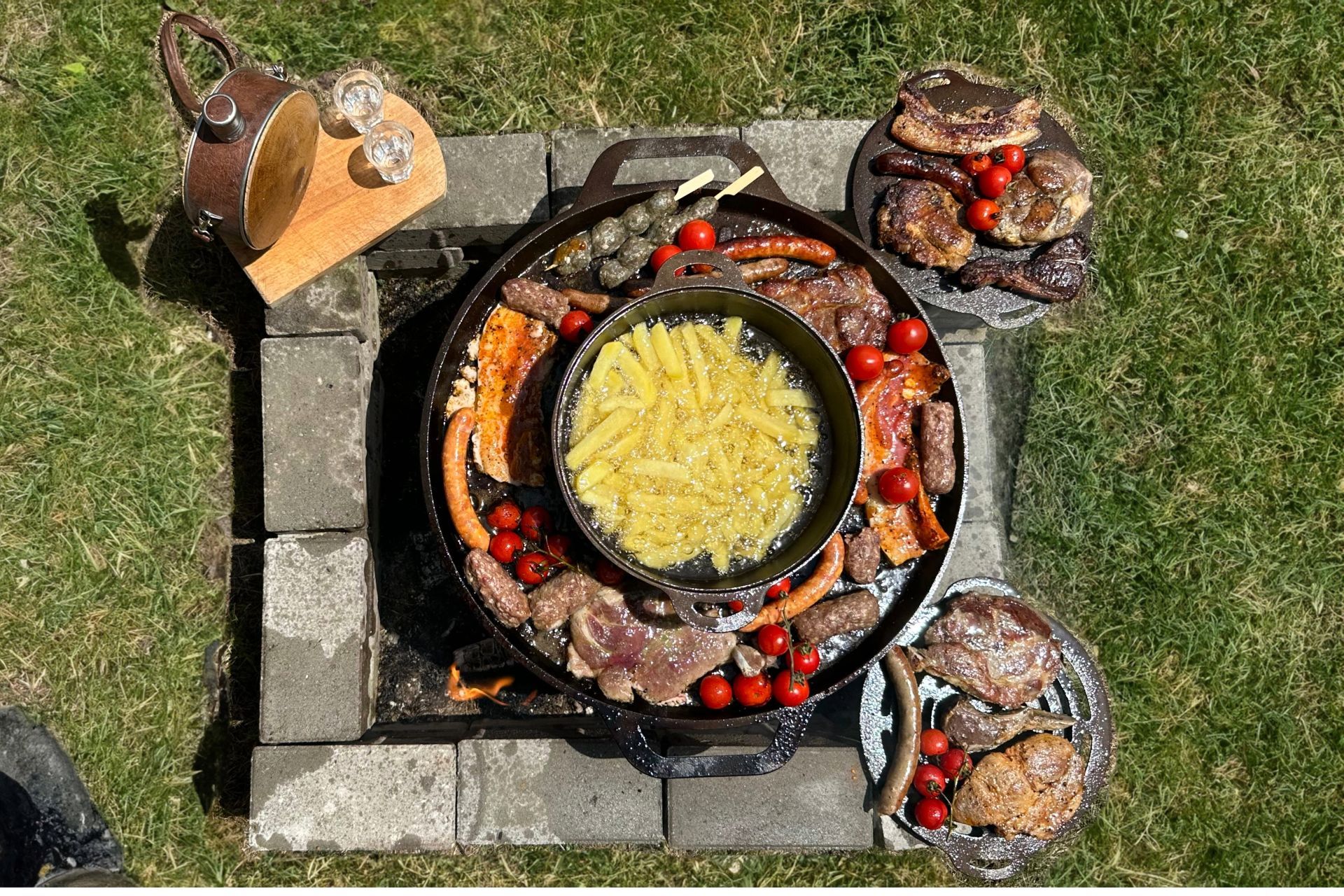 Öntött Vas Grill Tárcsák és Bográcsok – Az Igazi Kertészeti Élmény és Társasági Pillanatok