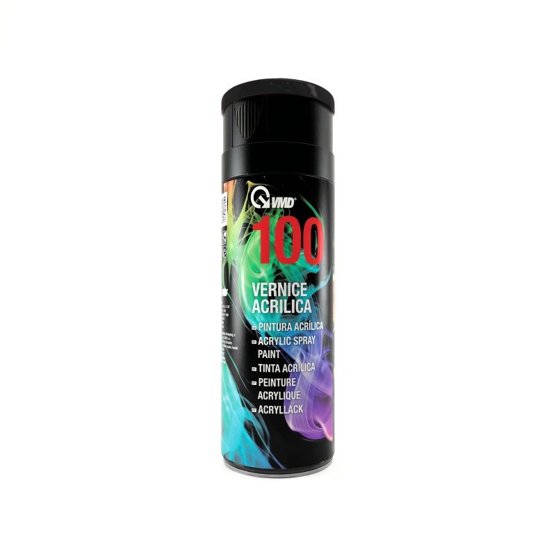 Akril zománcfesték - fémre, műanyagra, fára - 400 ml - matt fekete