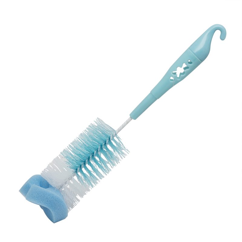 Üveg- és csőmosó kefe - 29 cm - kék